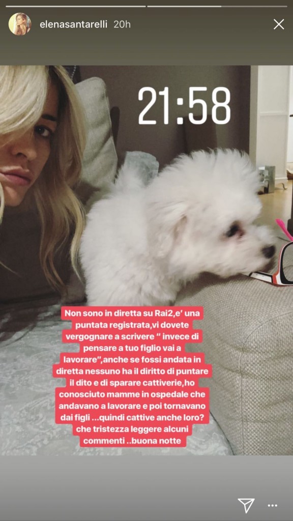 Elena Santarelli Instagram