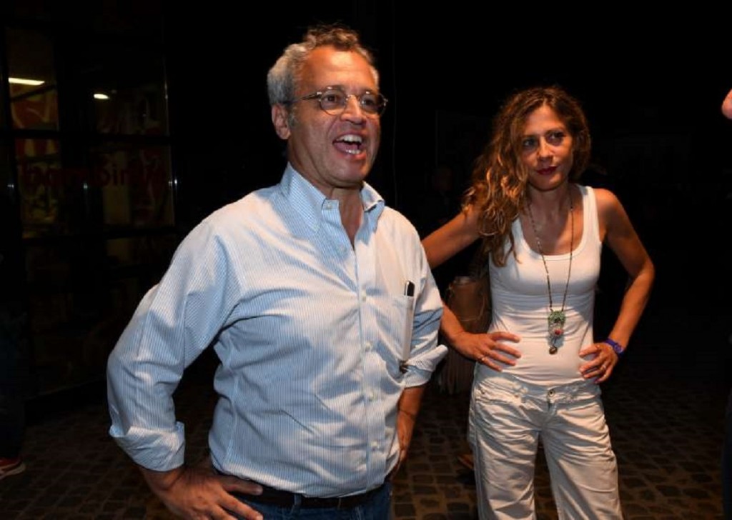Enrico Mentana e Francesca Fagnani