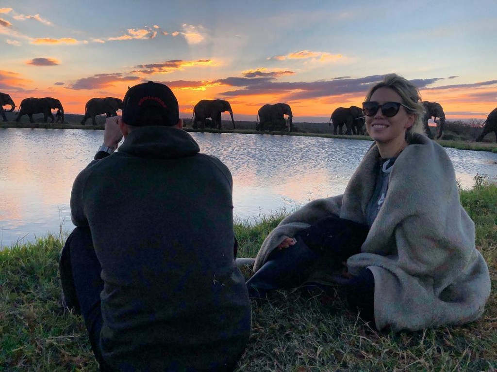 Wanda e Mauro Icardi in Africa