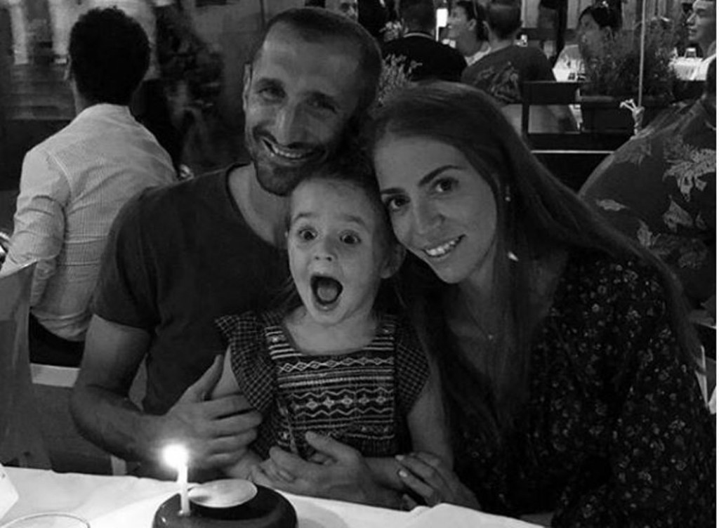 chiellini bonistalli compleanno con figlia