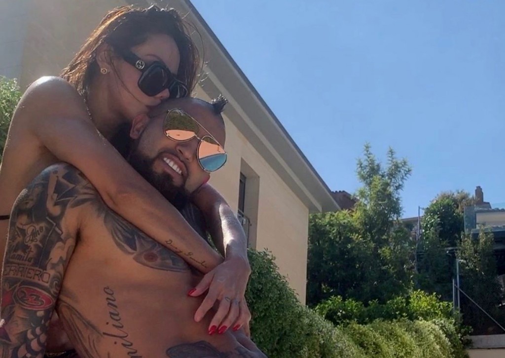 Vidal e Sonia Isaza, modella colombiana