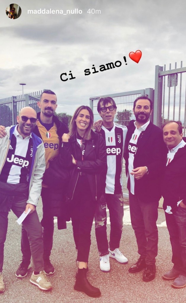 Maddalena Nullo allo stadio per il Barzagli Day