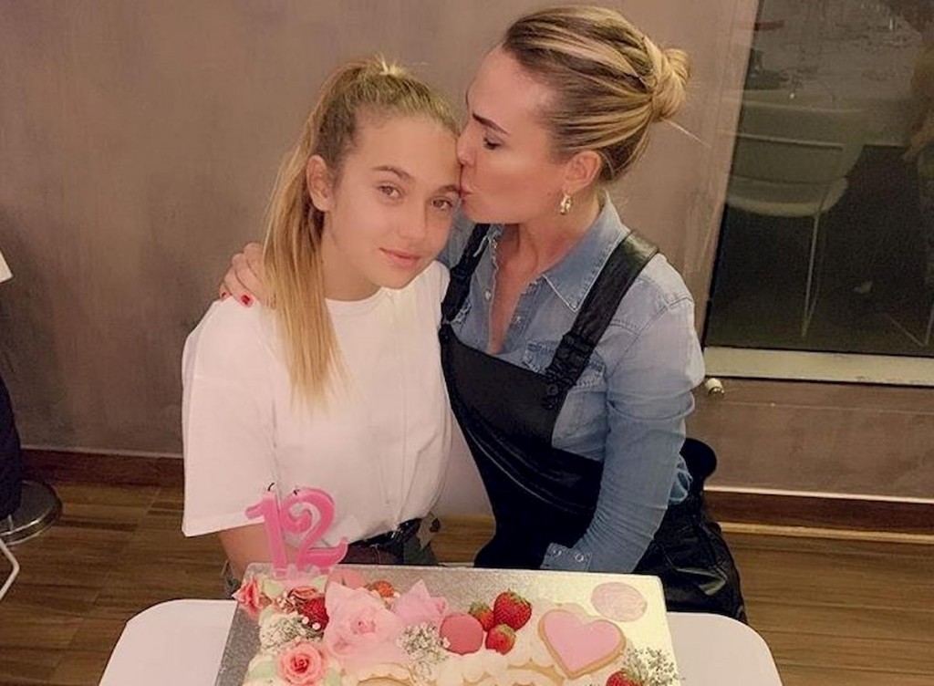 Ilary con la figlia Chanel