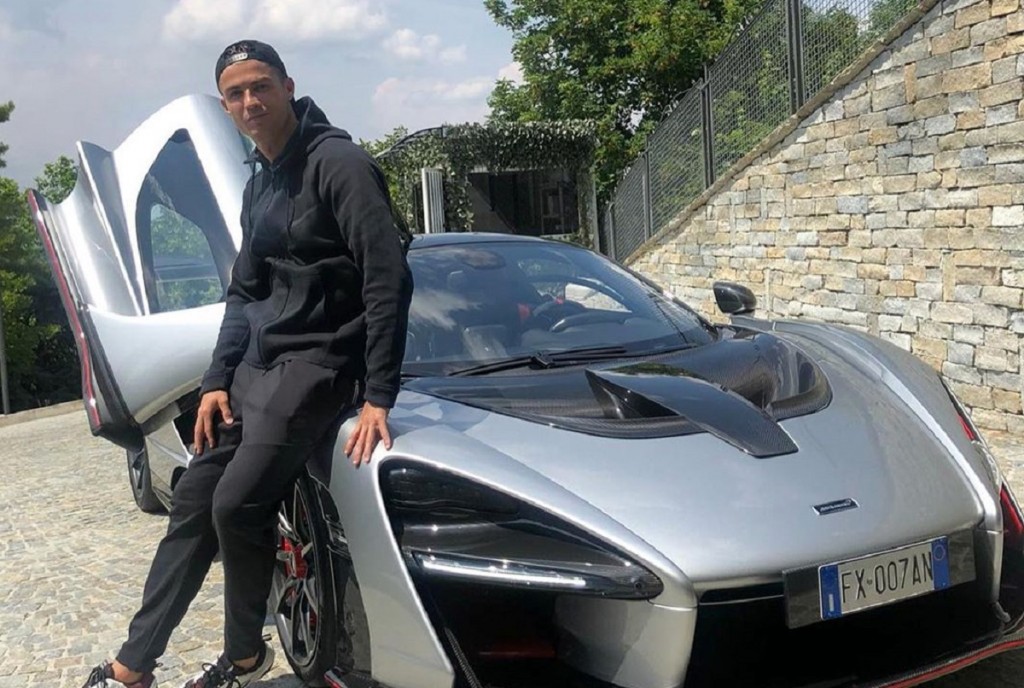 Cristiano Ronaldo in McLaren