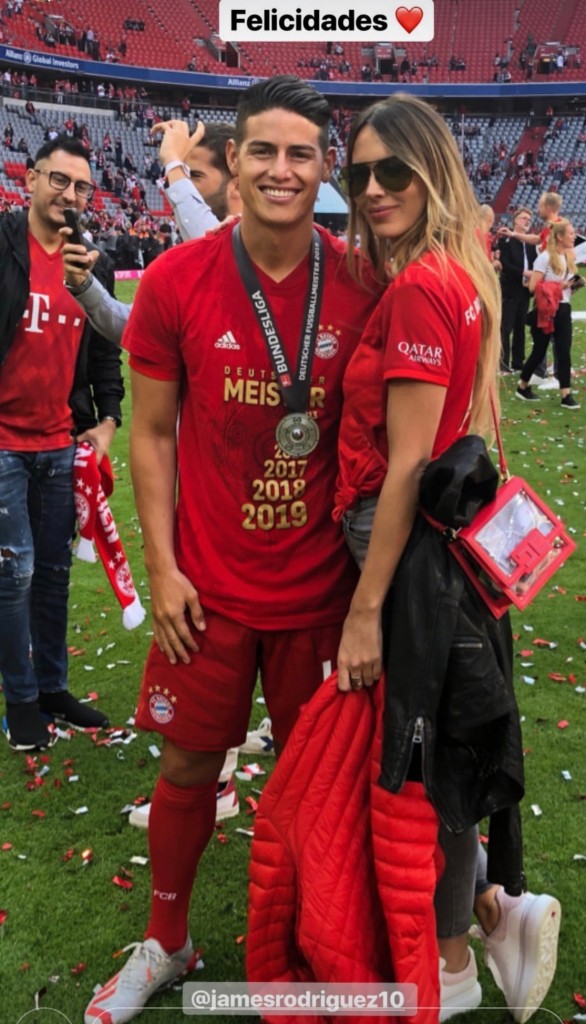 James Rodriguez e Shannon de Lima
