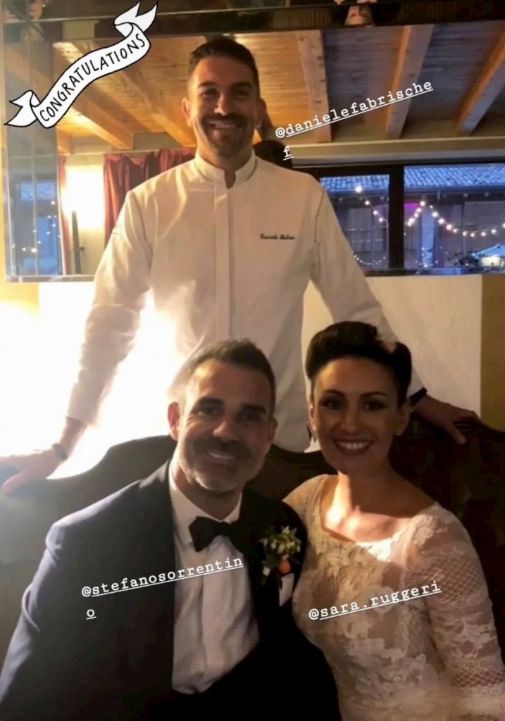 Stefano Sorrentino, Sara Ruggeri e lo chef