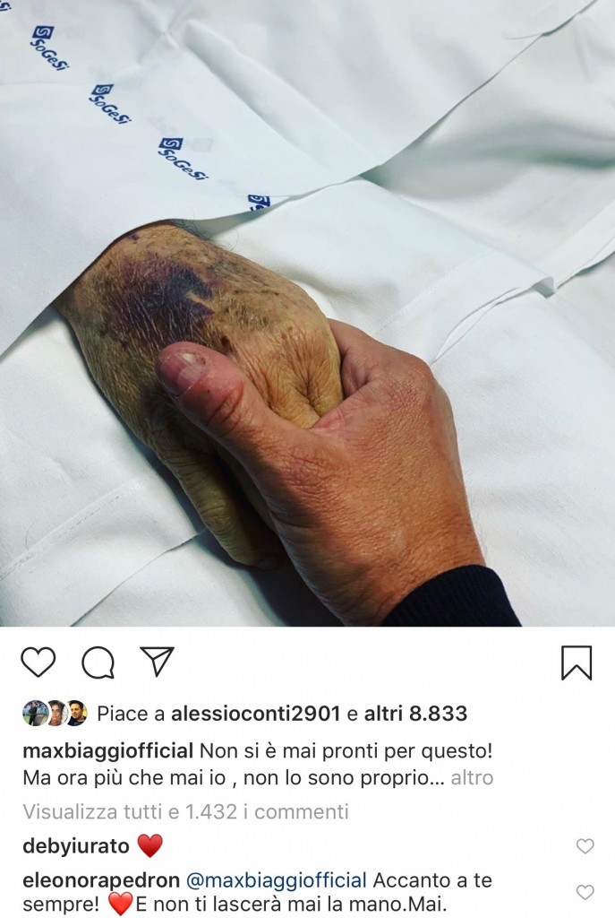 L'addio di Max Biaggi al padre