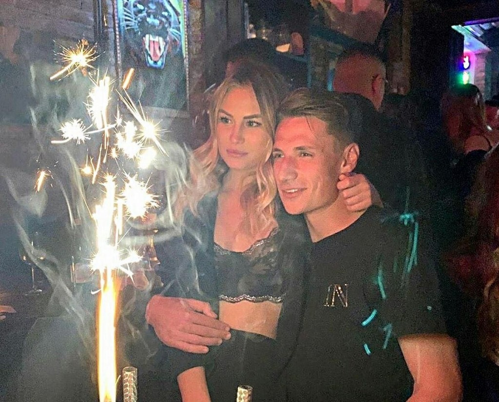 Andrea Pinamonti e Nicole Confortin