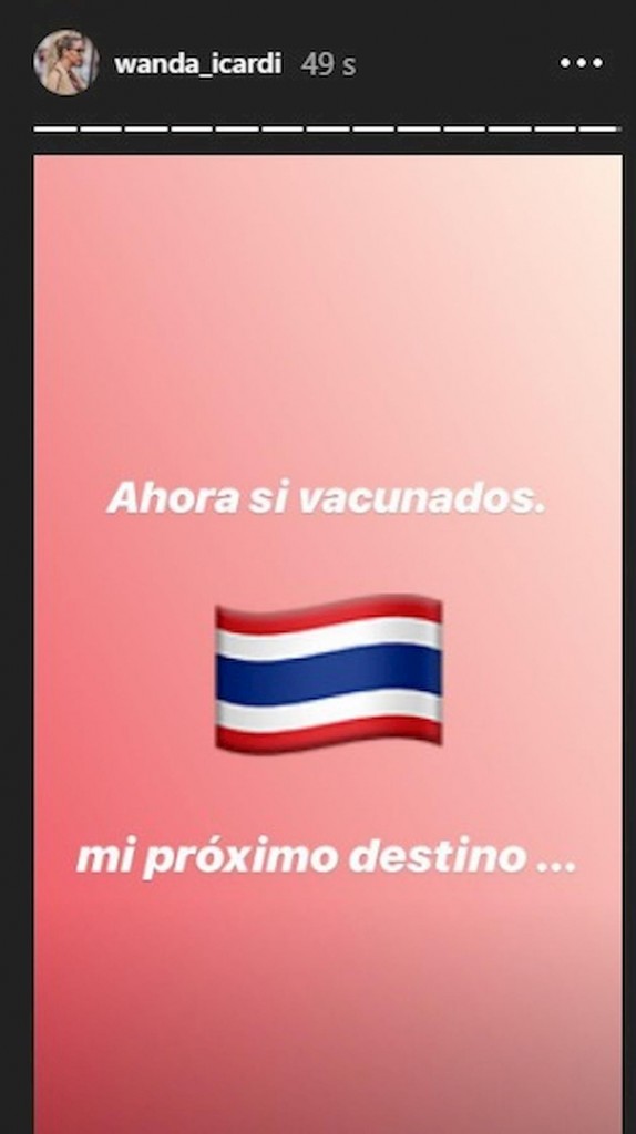 Wanda Nara progetta viaggio in Thailandia