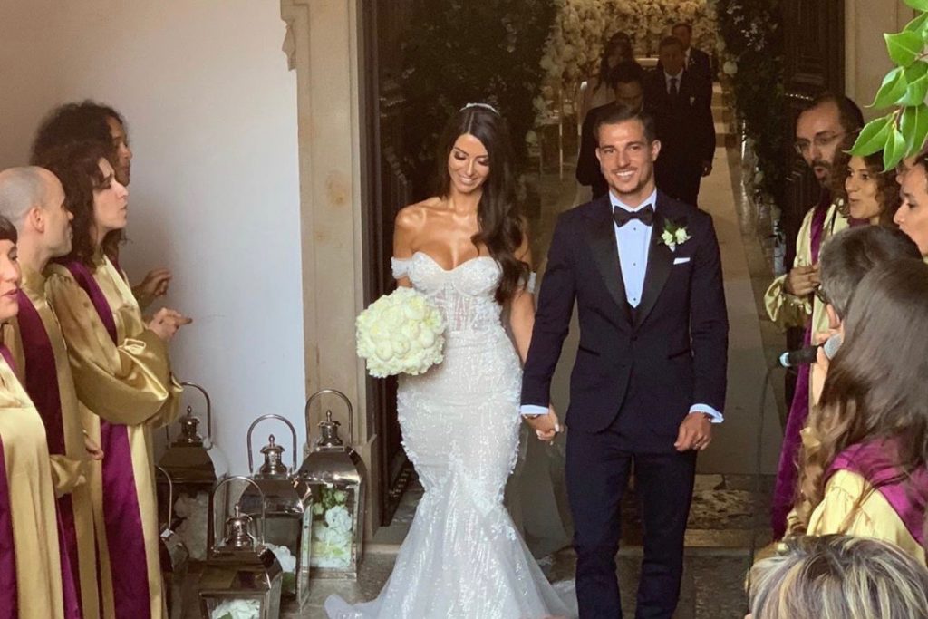 Filipa e Cedric Soares