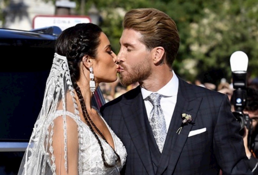 Sergio Ramos e Pilar Rubio