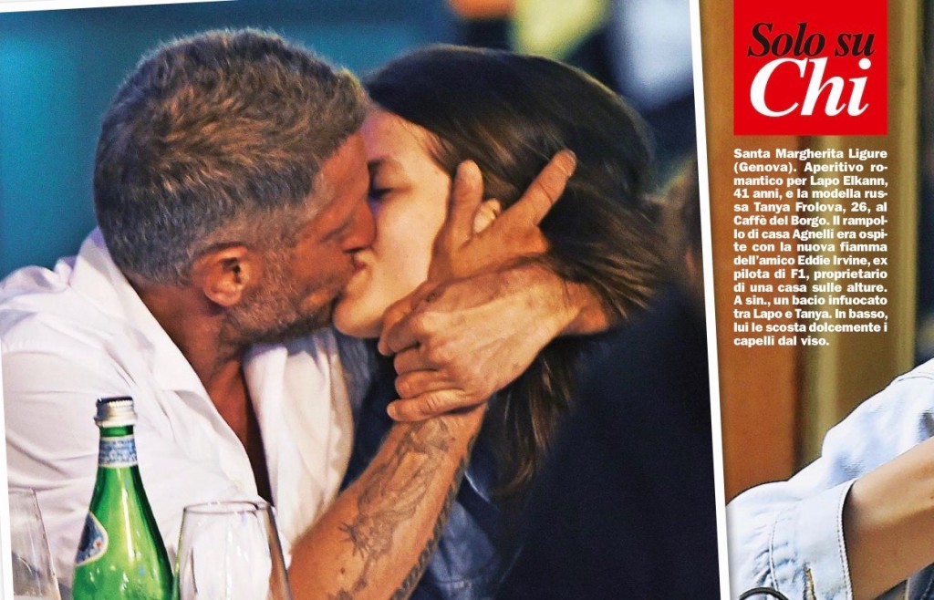 Lapo Elkann e Tanya Frolova