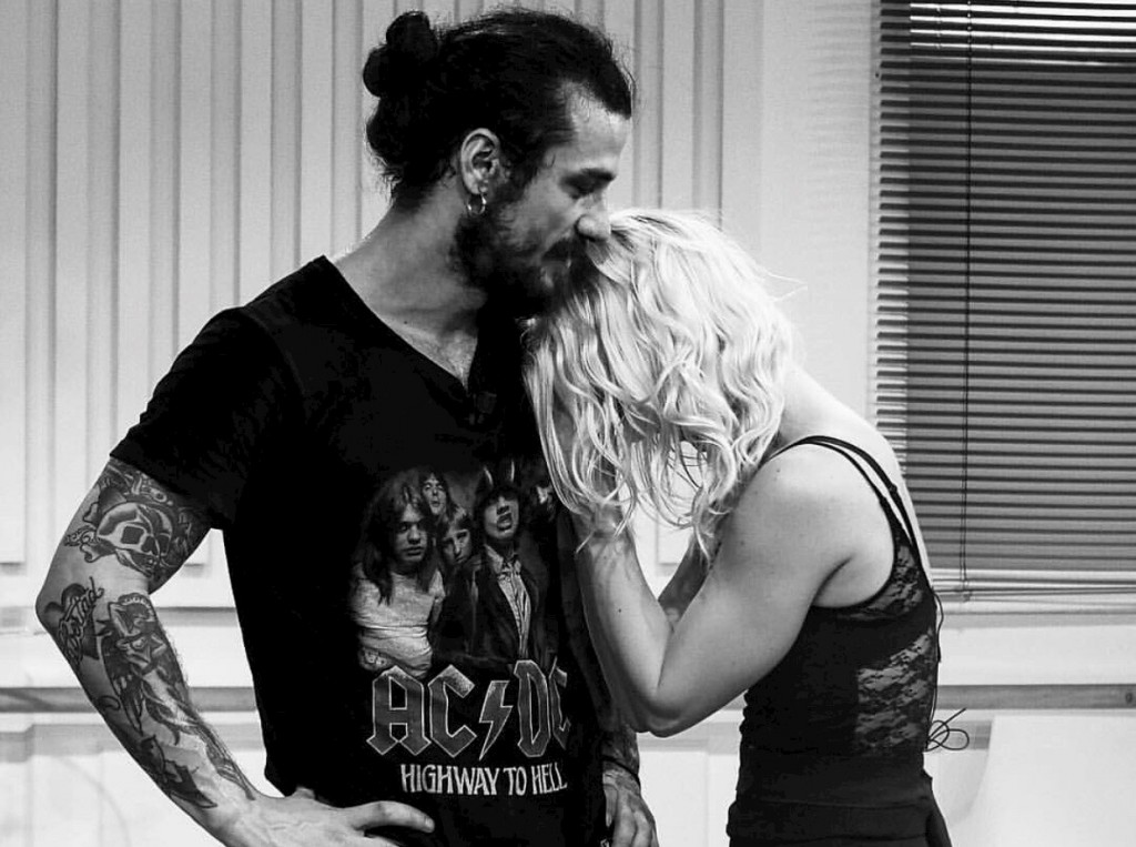 Daniel Osvaldo e Veera
