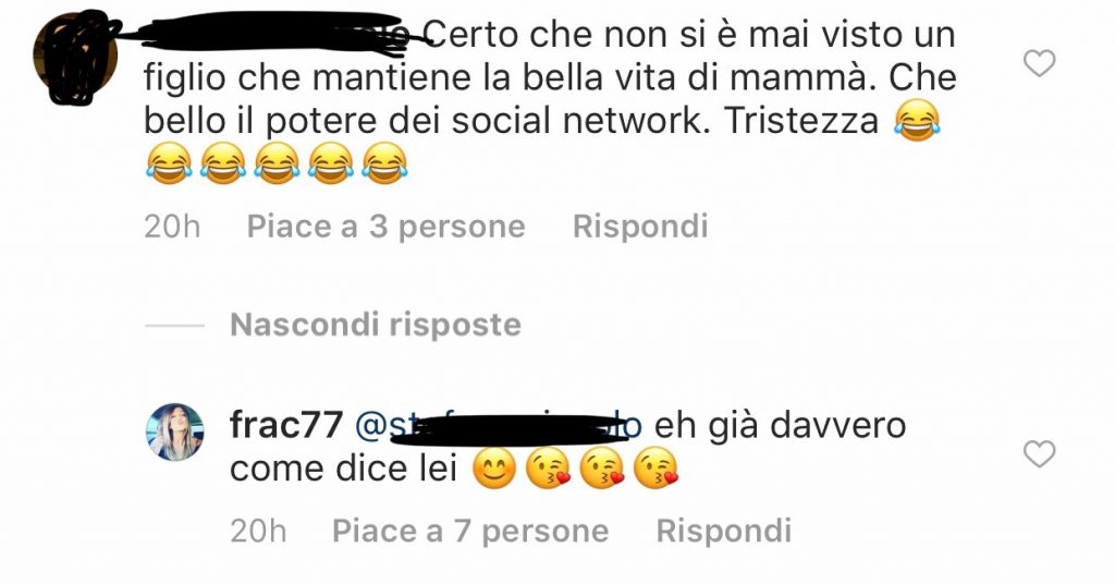 Francesca Costa su IG