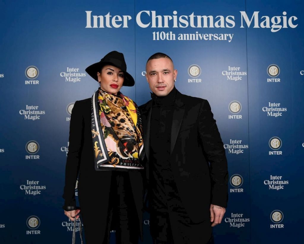 Radja Nainggolan e Claudia Lai