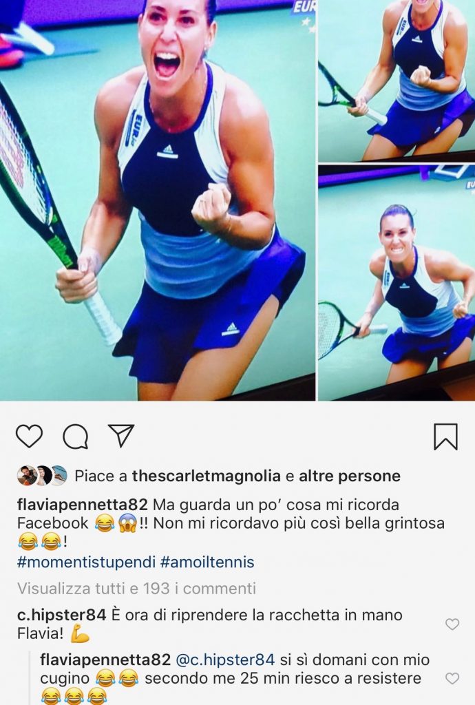 Flavia Pennetta su IG