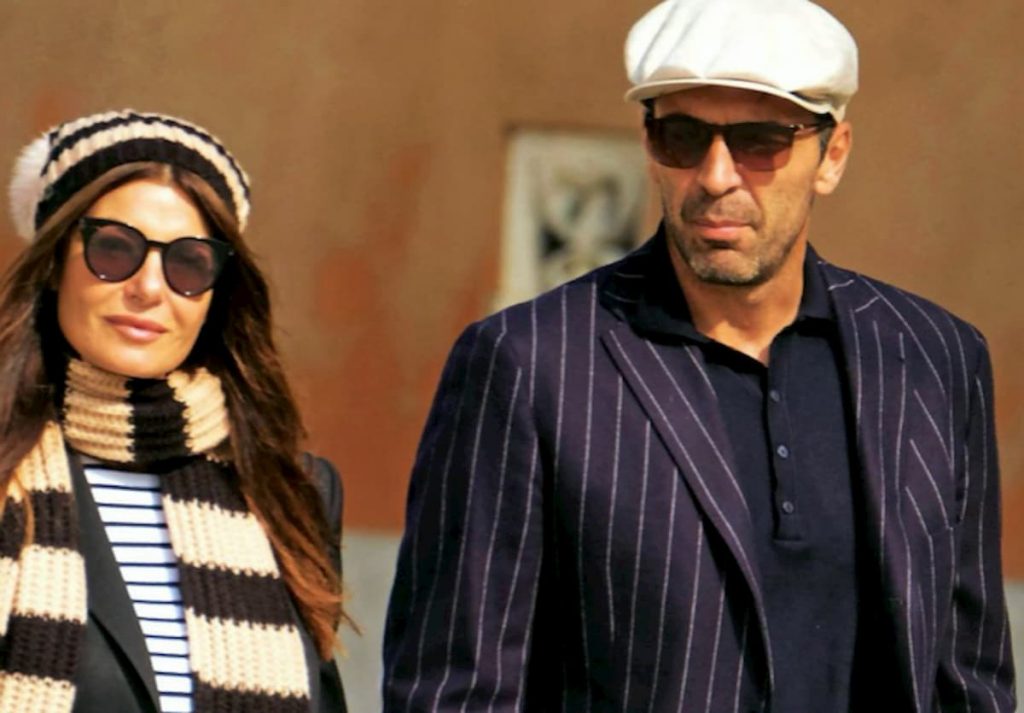 Buffon e Ilaria D'Amico a Venezia