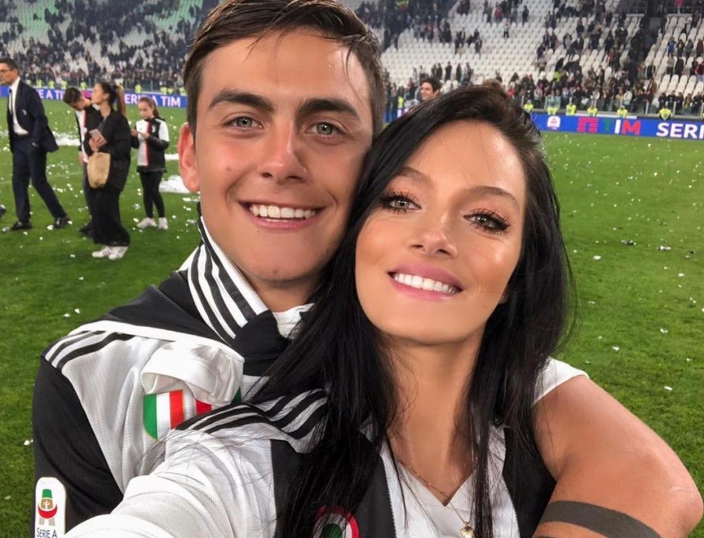 Paulo Dybala e Oriana Sabatini alla festa scudetto Juventus