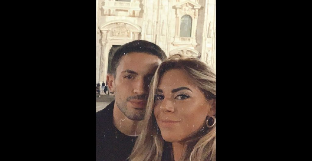 Stefano Sensi e fidanzata