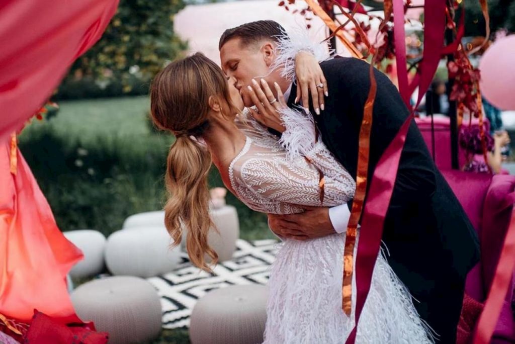 Zielinski e Laura Slowiak