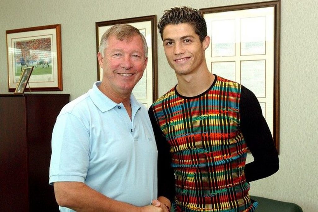 Alex Ferguson e Cristiano Ronaldo