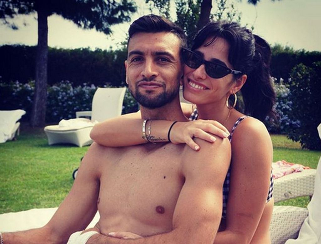 Javier Pastore e Chiara Picone