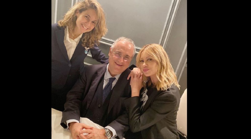anna-falchi-claudio-lotito-cena