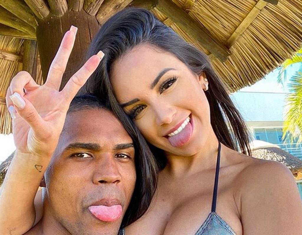 Douglas Costa e Nathalia Felix