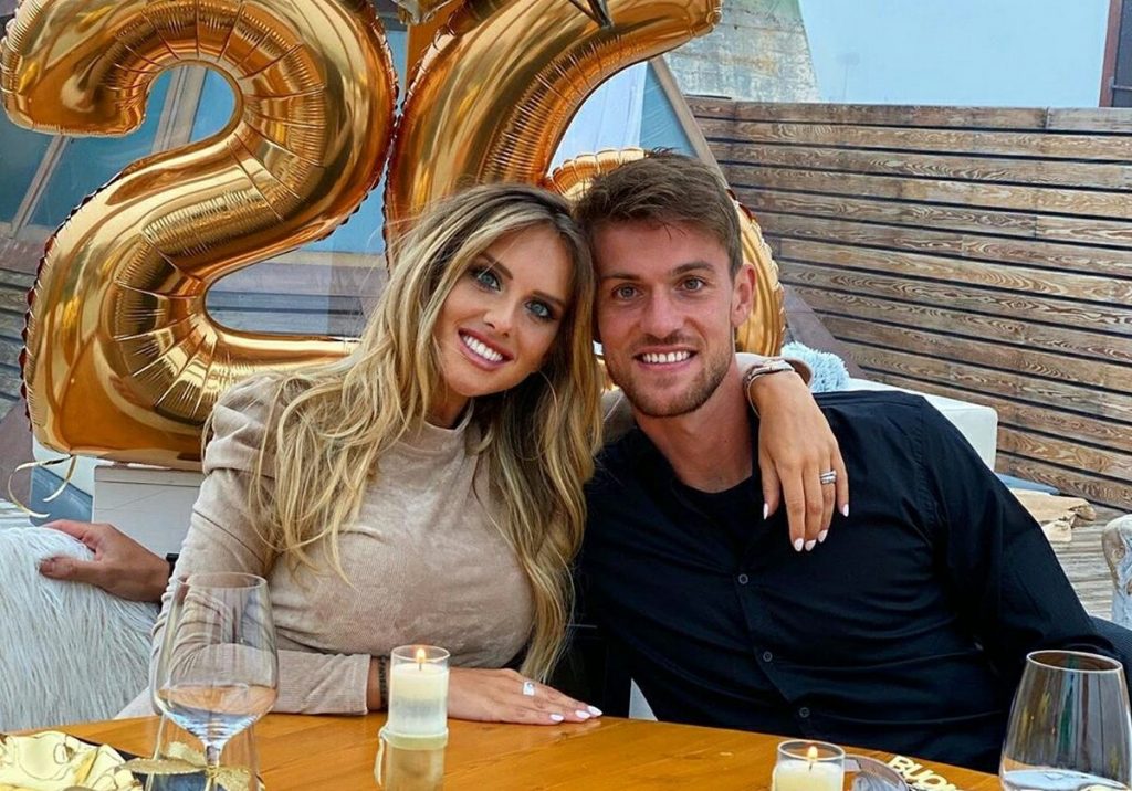 Daniele Rugani e Michela Persico