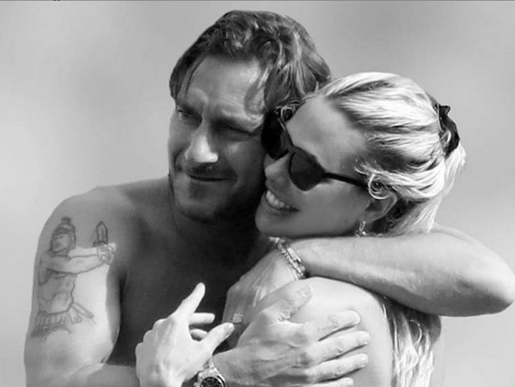 Francesco Totti e Ilary Blasi