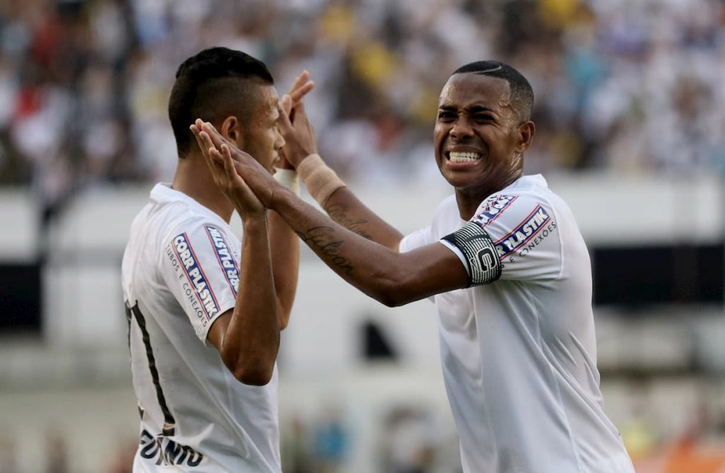 robinho-addio-santos