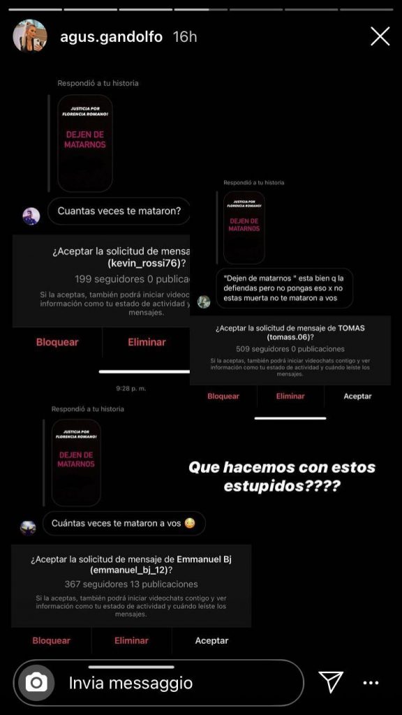 agustina-contro-femminicidio
