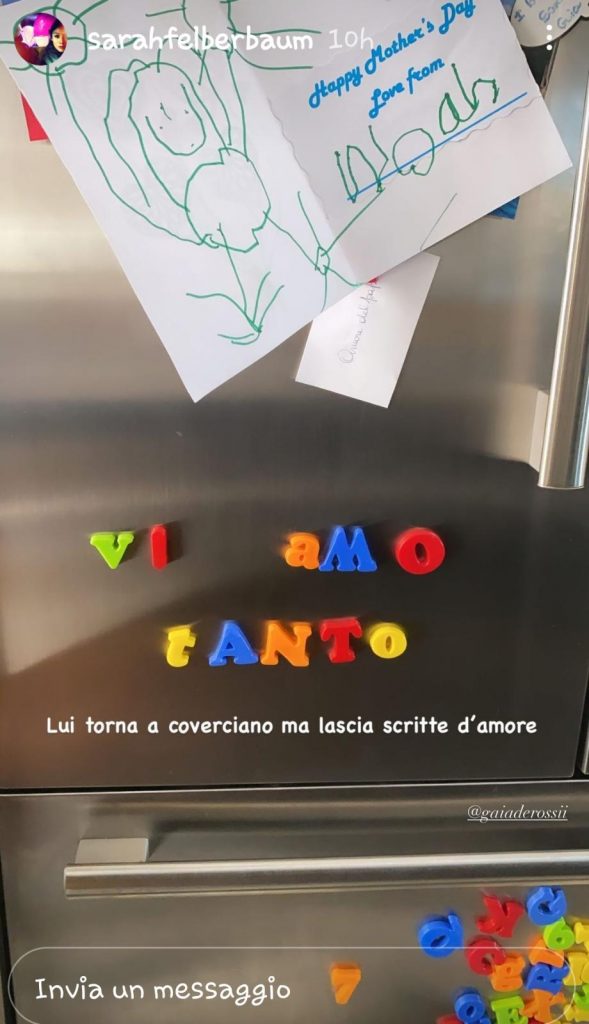 derossi messaggio amore sarah