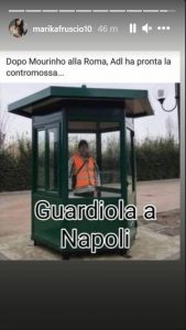 Marika Fruscio scherza