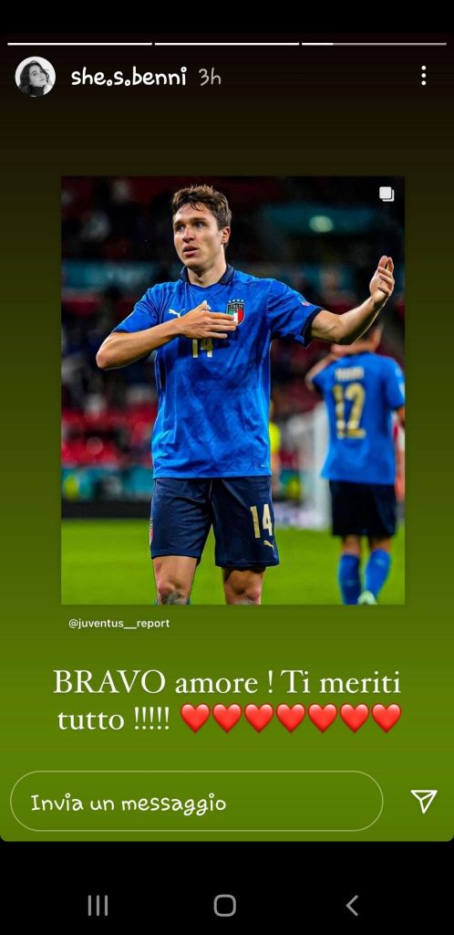 federico chiesa gol italia fidanzata 2