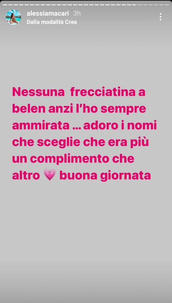 macari frecciatina belen