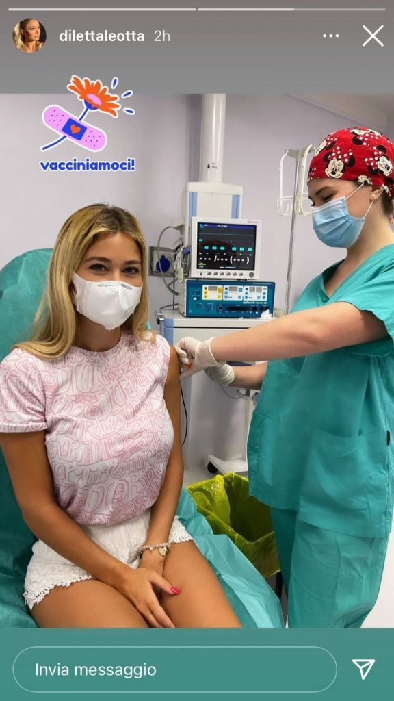 Diletta Leotta vaccino