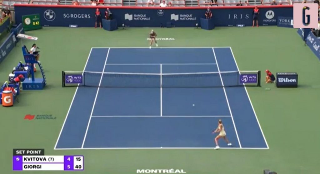 giorgi elimina kvitova