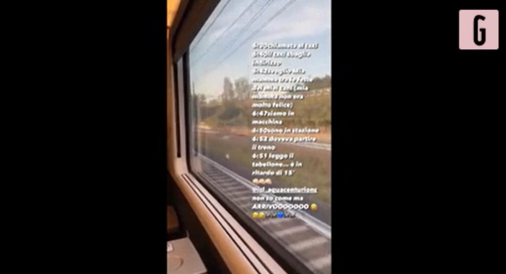 pellegrini disavventura treno