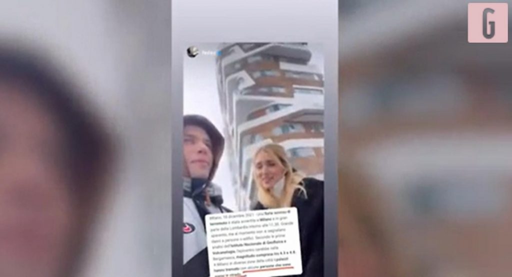 terremoto paura ferragni