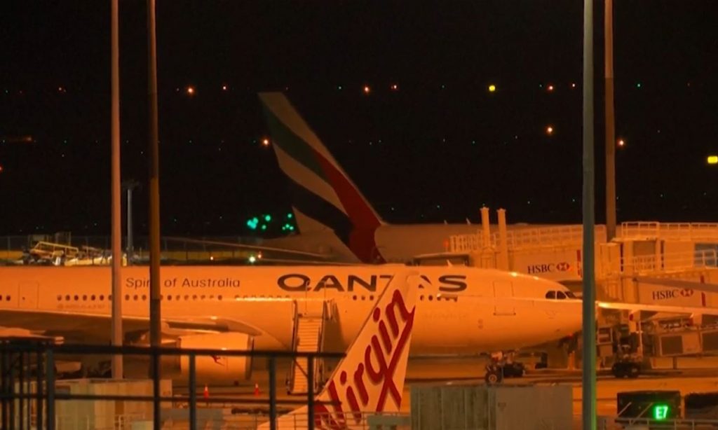 Djokovic aereo Australia