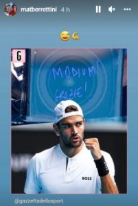 berrettini imodium grazie