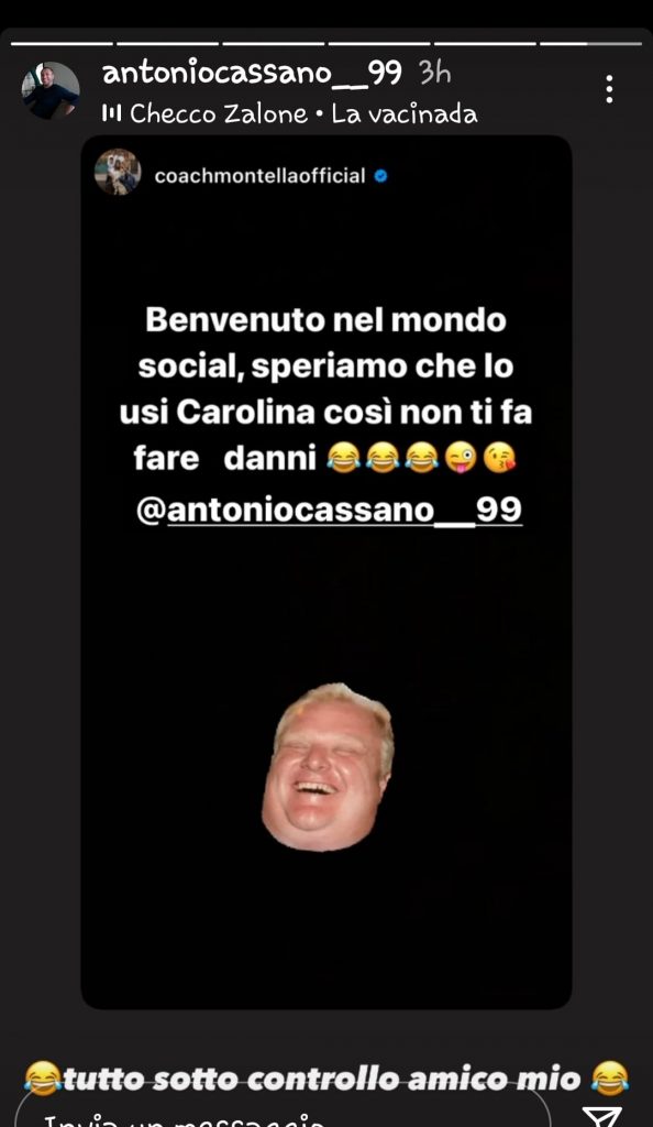 montella cassano social
