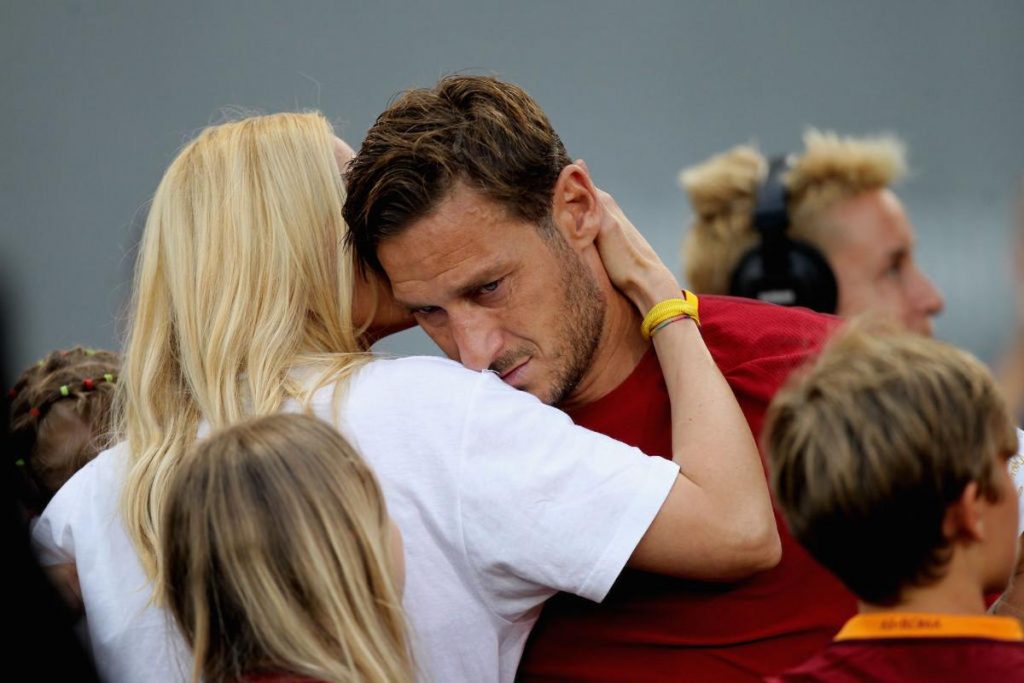 totti ilary storia