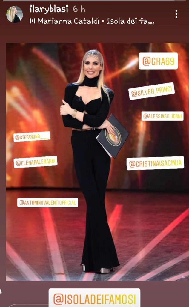 ilary blasi isola famosi