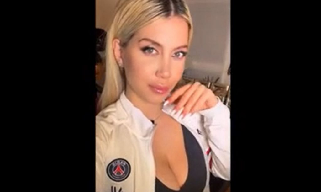 Wanda Nara felpa PSG