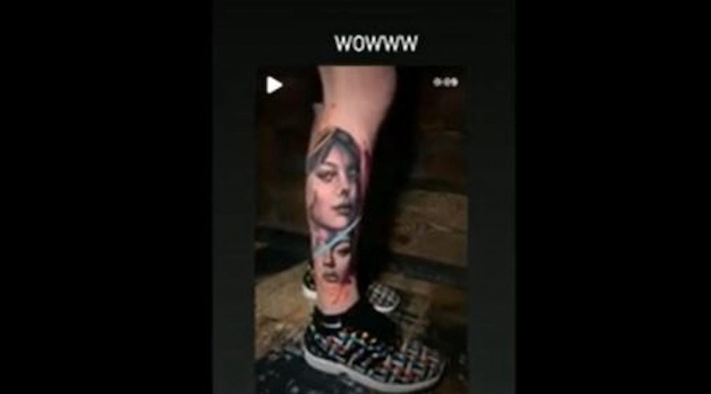 georgina rodriguez tatuaggio polpaccio (1)