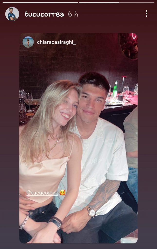 correa e chiara casiraghi instagram