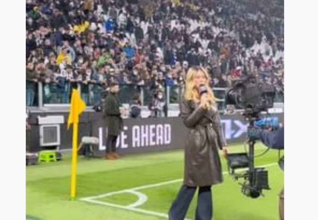 Diletta Leotta spettacolo Juventus Inter