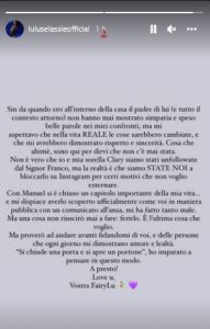 lulu spiega addio bortuzzo 2